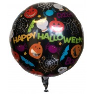 Happy Halloween med Græskar folie ballon 18 tommer
